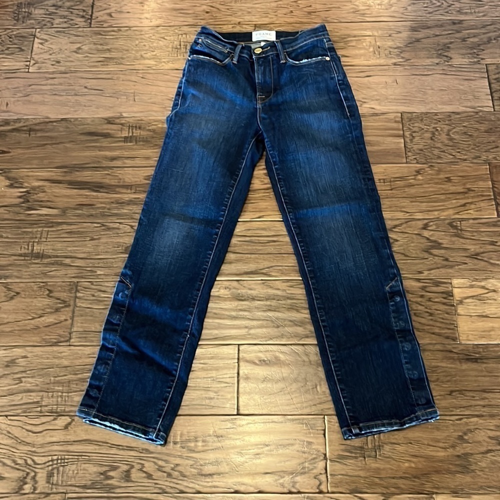 Frame Denim Le High Straight Crop Size 23